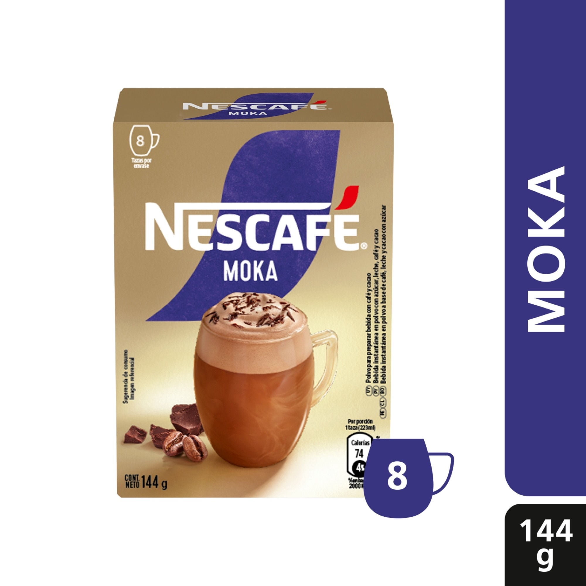 Café Instantáneo Moka Caja 8 un, 144 g | Lider