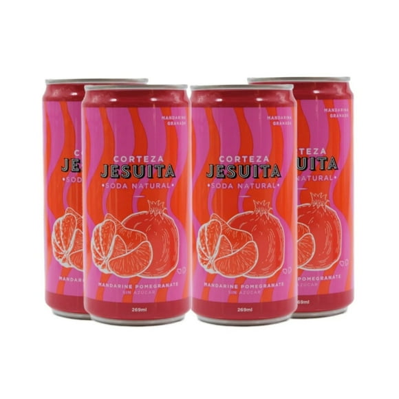 Soda Natural Mandarine Pomegranate X4