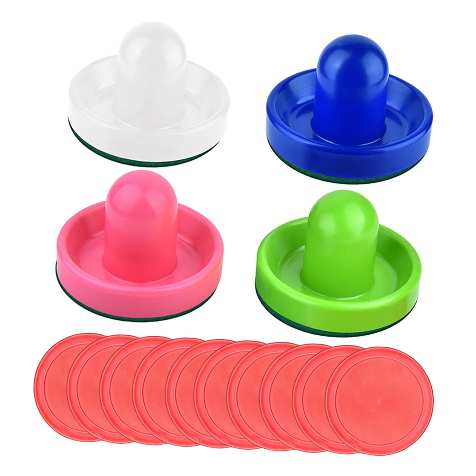 Magideal - Deslizadores Y Discos De Air Hockey Deslizadores Y Discos De Air Hockey Base De Fieltro Verde De 96 Mm Discos De Air Hockey De 2,5 Pulgadas Para Mesas Estilo A