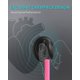 thumbnail image 4 of Estetoscopio Clairre de un solo cabezal para médicos y enfermeras, color rosa, 4 of 9