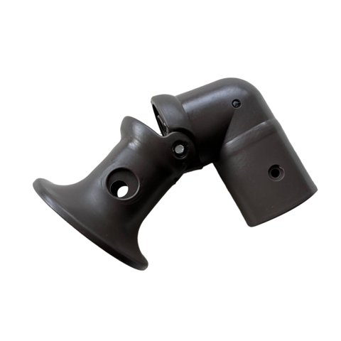 Magideal - Accesorio Para Sombrilla De Patio Reemplazo Soporte Montaje Abrazadera Manija Curva Función Fácil Instalación Material Pp Adecuado Para Picnic Playa Soporte De Codo