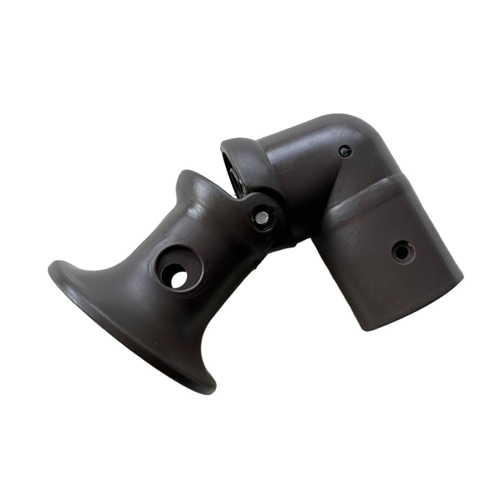 Magideal - Accesorio Para Sombrilla De Patio Reemplazo Soporte Montaje Abrazadera Manija Curva Función Fácil Instalación Material Pp Adecuado Para Picnic Playa Soporte De Codo