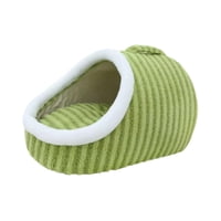 Magideal - Casa Portátil Para Perros Y Gatos, Nido Con Forma De Zapatillas Suaves, Cama Para Perros Y Gatos Autocalentable, Caja De Arena Para Gatos Domésticos, Verde