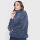 thumbnail image 3 of Polerón Mujer Peludo Half Zipper Navy Corona, 3 of 5