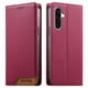 thumbnail image 1 of Funda Tipo Cartera de Cuero Sintético para Samsung Galaxy A37 Bloqueo RFID, con Ranuras para Tarjetas y Bolsillo para Efectivo, Cierre Magnético Fuerte Rojo, 1 of 6