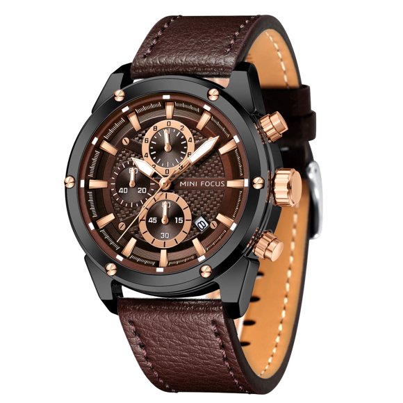 Reloj MF MINI FOCUS Multifunción Cuero Marrón