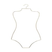 Magideal - Colgador De Exhibición Con Forma De Cuerpo De Alambre, Bikini, Traje De Baño, Soporte Para Vestido, Traje De Baño, Estante De Metal Para Niños, Niñas, Dorado