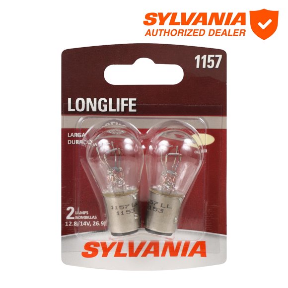 Foco Sylvania 1157 LongLife 14 V 27 W Halógeno 2800 K, 2 Pack