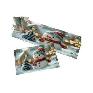 Tengfei - Set De Alfombra Navideña Para La Cocina