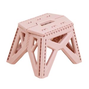 Magideal - Taburete De Camping, Taburete Plegable Compacto Con Asa, Silla De Pesca, Reposapiés Para Silla De Camping, Reposapiés Para Pesca, Viajes, Conciertos Y Rosa