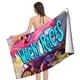 thumbnail image 4 of Autos Locos Toalla de playa de secado rápido con diseño temático, regalo para mujeres y niñas, ideal para cumpleaños, fans, amantes de la música, uso en la playa o al aire libre, 78 × 160 cm, 4 of 6