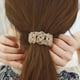 thumbnail image 3 of Peine para el cabello con forma de plátano y perla, tocado para mujeres y niñas, con clip giratorio de cola de caballo., 3 of 8