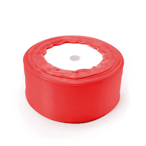 Genérico - Cinta Satin 4Cmx22.8M 5Pcs Rojo X1Uni