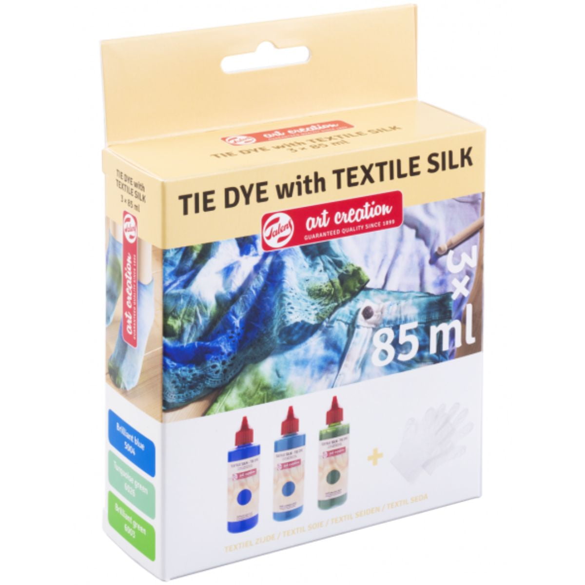Set 3 Colores Azules Teñido Tie Dye Art Creation 85ml