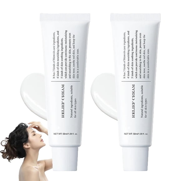 Crema calmante Virularty, crema reparadora intensiva, hidratante facial de larga duración, hidratación, cuidado de la piel coreano, 2 piezas