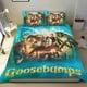 thumbnail image 1 of Escalofríos Conjunto de sábanas temático, trío de piezas, cómodo y amigable con la piel, diseño único, regalo de decoración para el hogar para familiares, amigos y fans,140cm *210cm, 1 of 6