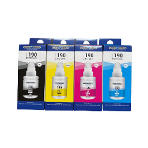 Pacific Color - Pack Tinta Alternativa Gi-190 Para Canon G2100 G3110 G4100