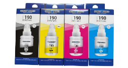 Pacific Color - Pack Tinta Alternativa Gi 190 Para Canon G2100 G3110 G4100