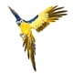 thumbnail image 2 of Realista Pájaro Artificial Pluma Loro Modelo Moderno Para El Hogar Jardín Porche Azul Amarillo, 2 of 5
