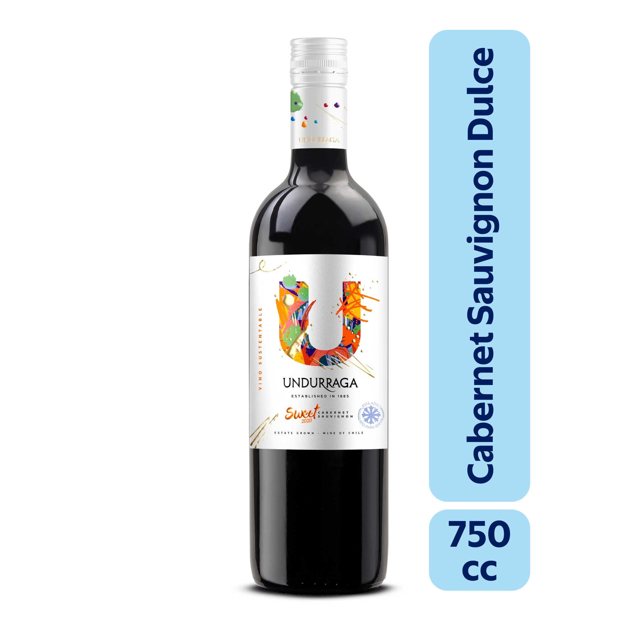 Vino Cabernet Sauvignon Botella 750 ml Undurraga