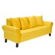 thumbnail image 2 of Sofa Lua 3C Felpa 20 Amarillo, 2 of 6
