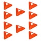 thumbnail image 3 of 10 conos de entrenamiento de fútbol, ​​conos de agilidad, conos de disco, conos triangulares de fútbol para juegos, césped y jardín. Naranja, 3 of 5