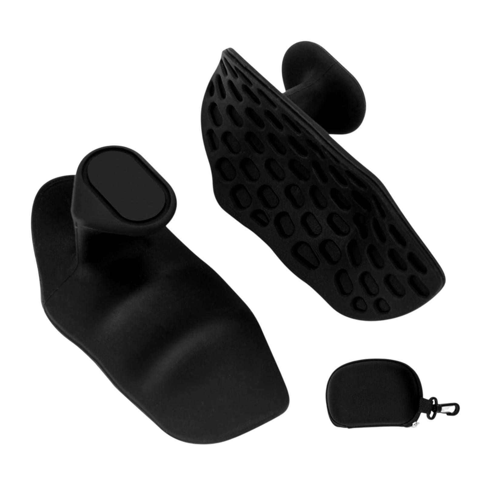 Magideal - Empuñaduras De Levantamiento De Pesas, Empuñaduras De Dominadas Portátiles Para Hombres Y Mujeres, Empuñaduras De Gimnasio, Guantes De Entrenamiento S Negro