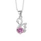 thumbnail image 2 of Collar de Moissanita para Mujer 1 Uds Corte Redondo Color D Colgante de Diamante VVS1 para Mujer Collar de Plata Esterlina 925 para Mujer con Certificado, 2 of 9