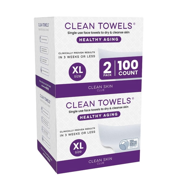 Toallas Faciales Xl 100 Unidades Antiedad