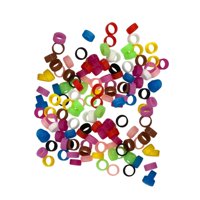 Magideal - Anillos De Pie De Paloma Etiquetas Bandas De Piernas De Pájaros Marcadores Marcadores De Identificación De Color Aleatorio Bandas De Pierna Para Peoni Estilo C