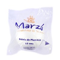 Pelota De Plumavit 15 Cm Marzú