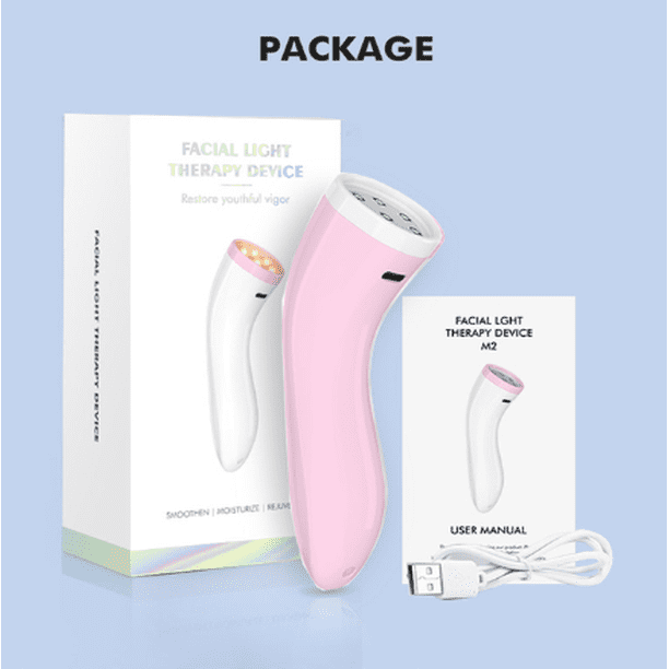 New RF UV Facial Led Red & Blue Acne Spot Treatment Home Use RF Beauty Device Equipment Wand Massager Face Light Therapy Machine