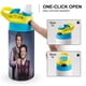 thumbnail image 4 of Hermanastros Botella de Agua con Tapa Pop Top de Un Toque, Acero Inoxidable, a Prueba de Fugas, para Deportes, Botella Infantil azul 12 oz, 4 of 6