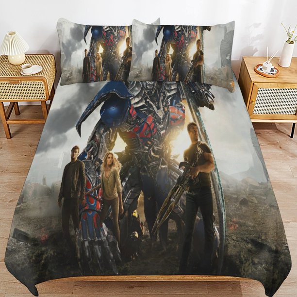 Trans-formers Transformer-s Trans-formers Transformer-s Bedding Set Sheet Set for Kids Adults,All Season Lightweight