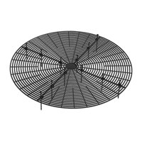 Ioensy - Cubiertas Protectoras De Suelo Para Macetas, Cubierta De Flores Cortable Para Jardinería Y Exteriores, Color Negro, 52Cm