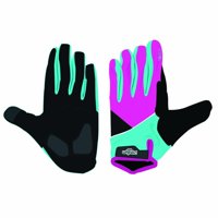 Onwheels - Guante Largo Touch Morado Verde Talla M