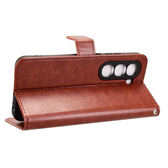 Funda tipo libro para Itel A95 5G, cartera todo‑en‑uno, funda multifuncional con tarjetero y correa de muñeca desmontable