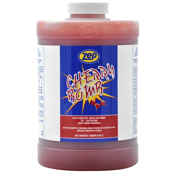 Limpiador de Manos Zep Cherry Bomb - 32 Oz (Paquete de 1) 95104 - Elimina suciedad, grasa y mugre