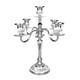thumbnail image 2 of Candelabro De Metal Romántico Candelabro De 5 Brazos Centros De Mesa Para Bodas Plata, 2 of 5