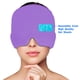 thumbnail image 1 of Gel Hot Cold Therapy Headache Migraine Relief Cap For Chemo,Sinus,Neck Wearable Therapy Wrap Stress Pressure Pain Relief Massage, 1 of 3