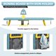 thumbnail image 2 of Tabla de Planchar Plegable APEXCHASER Compacta 30x81 cm, 2 of 7