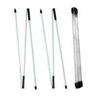 Magideal - Palos De Alineación De Golf - Ayuda De Alineación De Palos De Golf Varillas De Alineación De Golf De 48 ""Paquete De 2 Para Apuntar, Poner, Entrenador