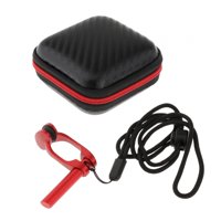 Magideal - Pinzas Para La Nariz Para Nadar, Clip Para La Nariz Para Adultos, Protector De Nariz Con Cordón Para Deportes Acuáticos, Buceo, Accesorio De Natación Rojo