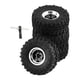 thumbnail image 3 of 4x Neumático Rueda Neumáticos De Camión RC Para 1/18 RC Camión Escalada Coche Repuestos Negro, 3 of 5
