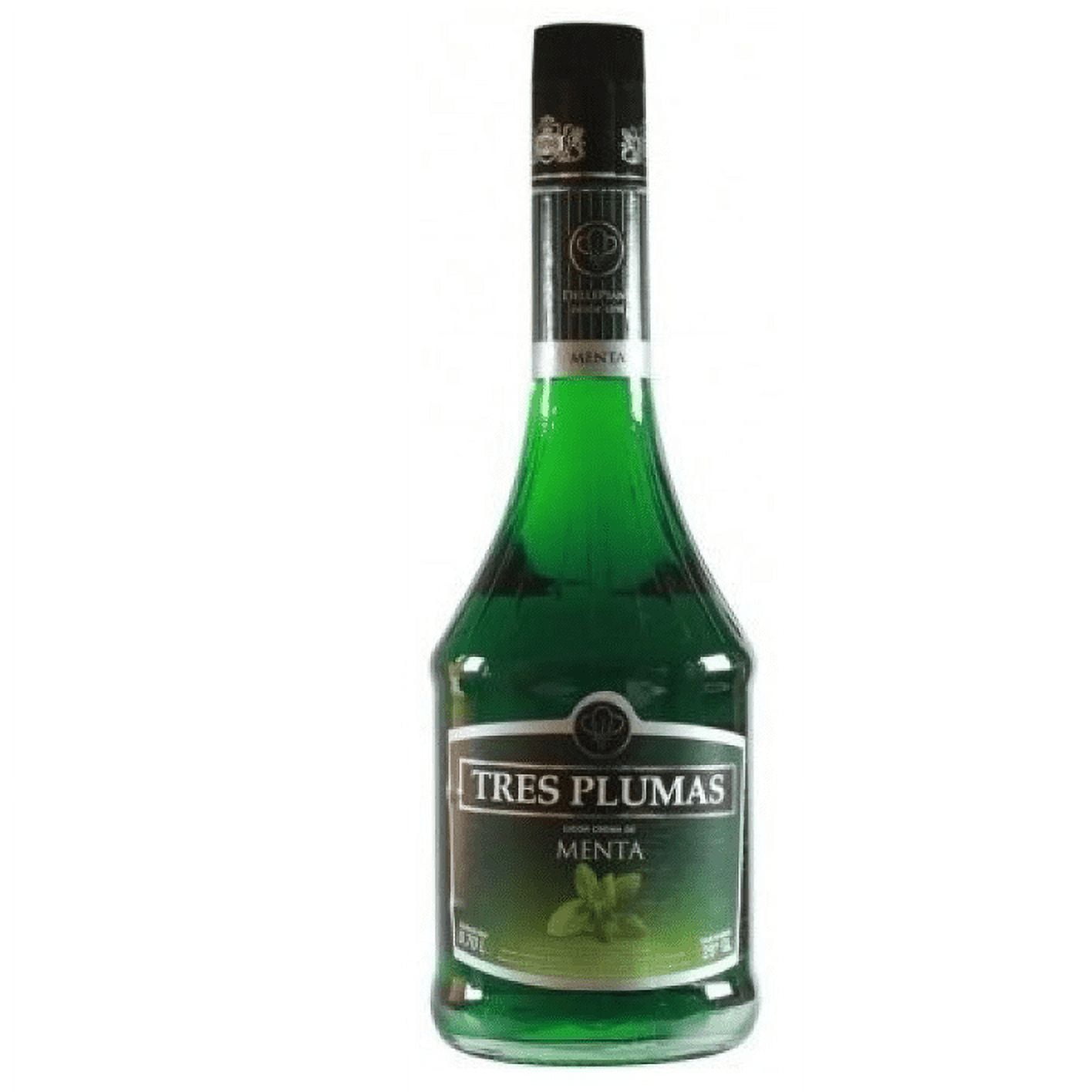 Licor Tres Plumas Licor De Menta 24° 750cc