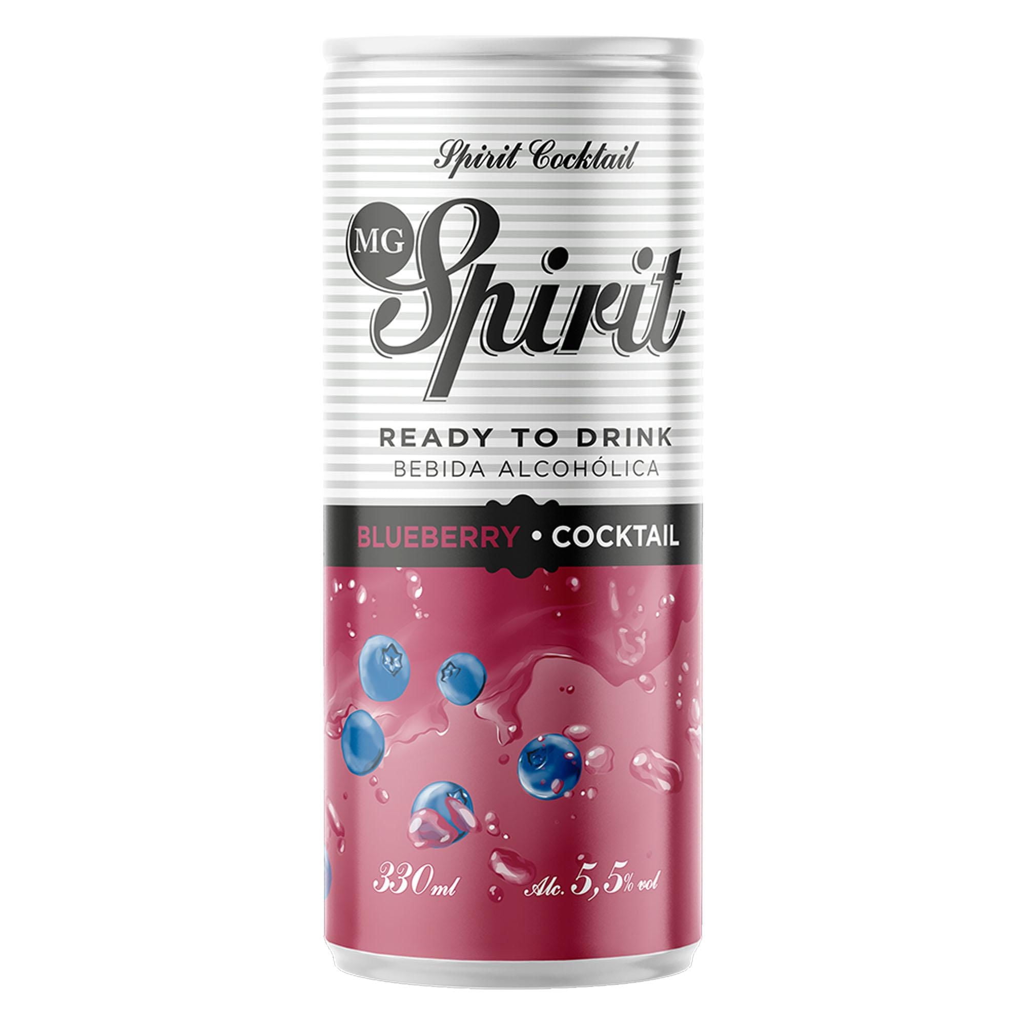 Cóctel Blueberry 5.5° Lata 330 ml Spirit