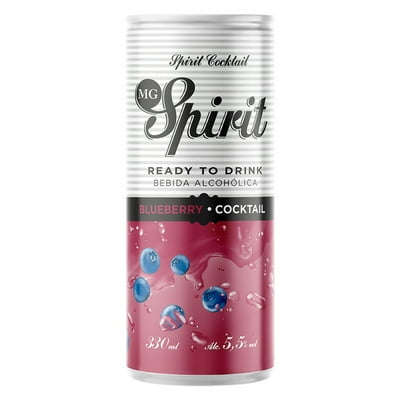 Cóctel Blueberry 5.5° Lata 330 Ml Spirit