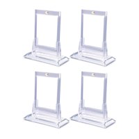 Ioensy - 4 Uds Fundas Para Tarjetas 35Pt Portatarjetas Magnéticos Para Tarjetas De Juego De Baloncesto