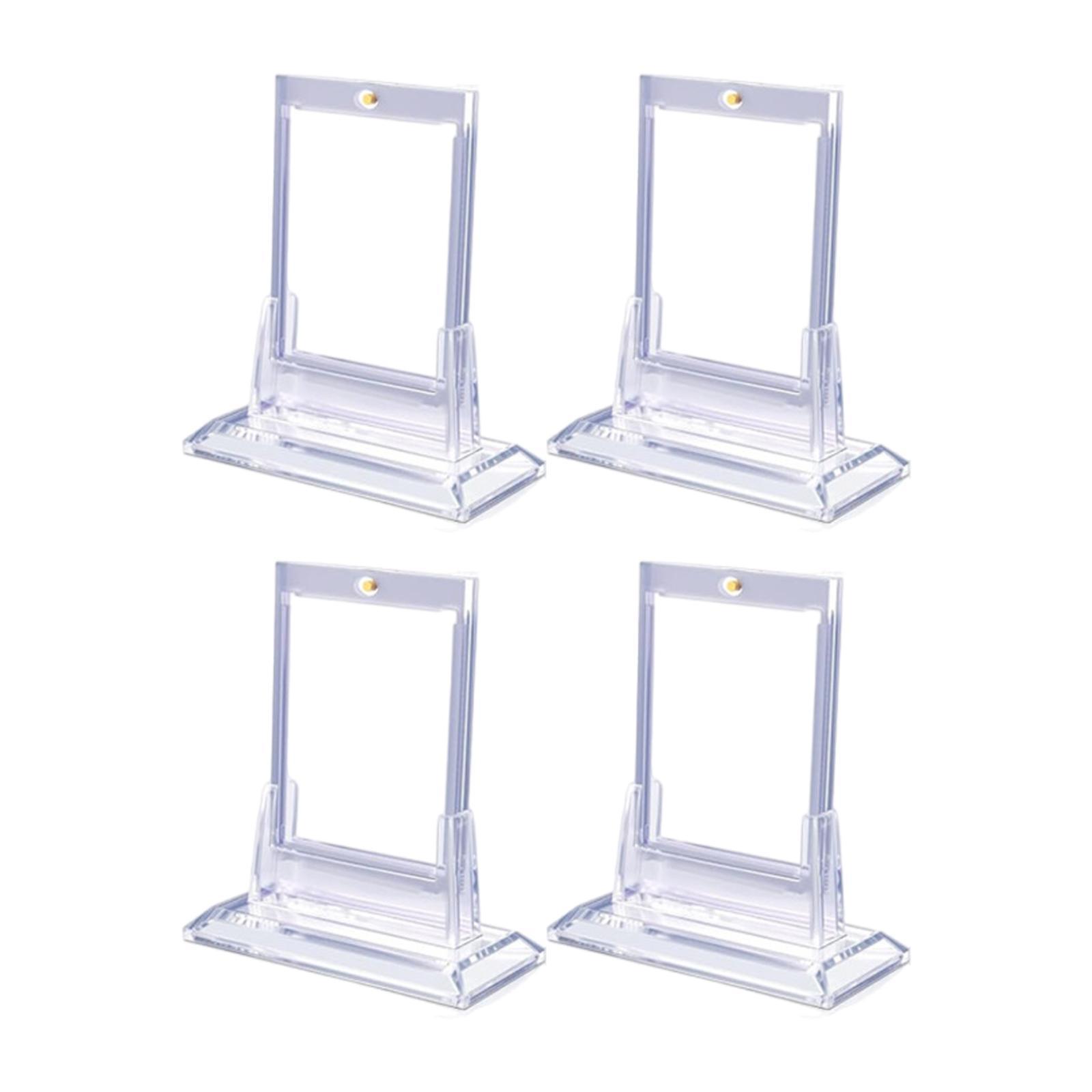 Ioensy - 4 Uds Fundas Para Tarjetas 35Pt Portatarjetas Magnéticos Para Tarjetas De Juego De Baloncesto