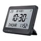 thumbnail image 4 of Reloj De Oración Musulmán Reloj Digital Reloj De Mesa Fiesta Azan Despertador Islámico Negro Pantalla Blanca, 4 of 5